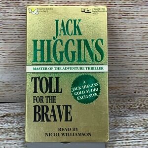 Jack Higgins‎ - Toll For The Brave 1990 Audio Book 2-Cassette Tape